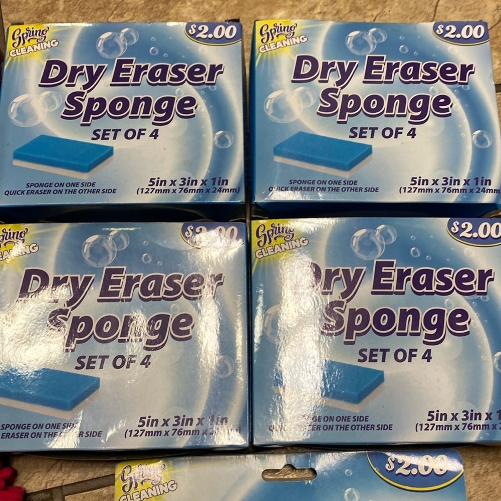Household Cleaning/Trash Bag Dry Erase Sponge Bundle Neat Freak - Picture 3 of 9